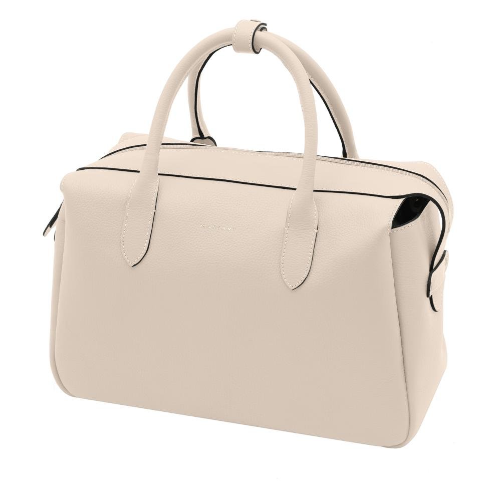 Bolsa de Couro Mariart Jambu Off White 4