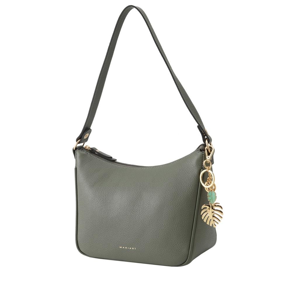 Chaveiro Pingente Charm de Bolsa Mariart Tropicália Dourado 3