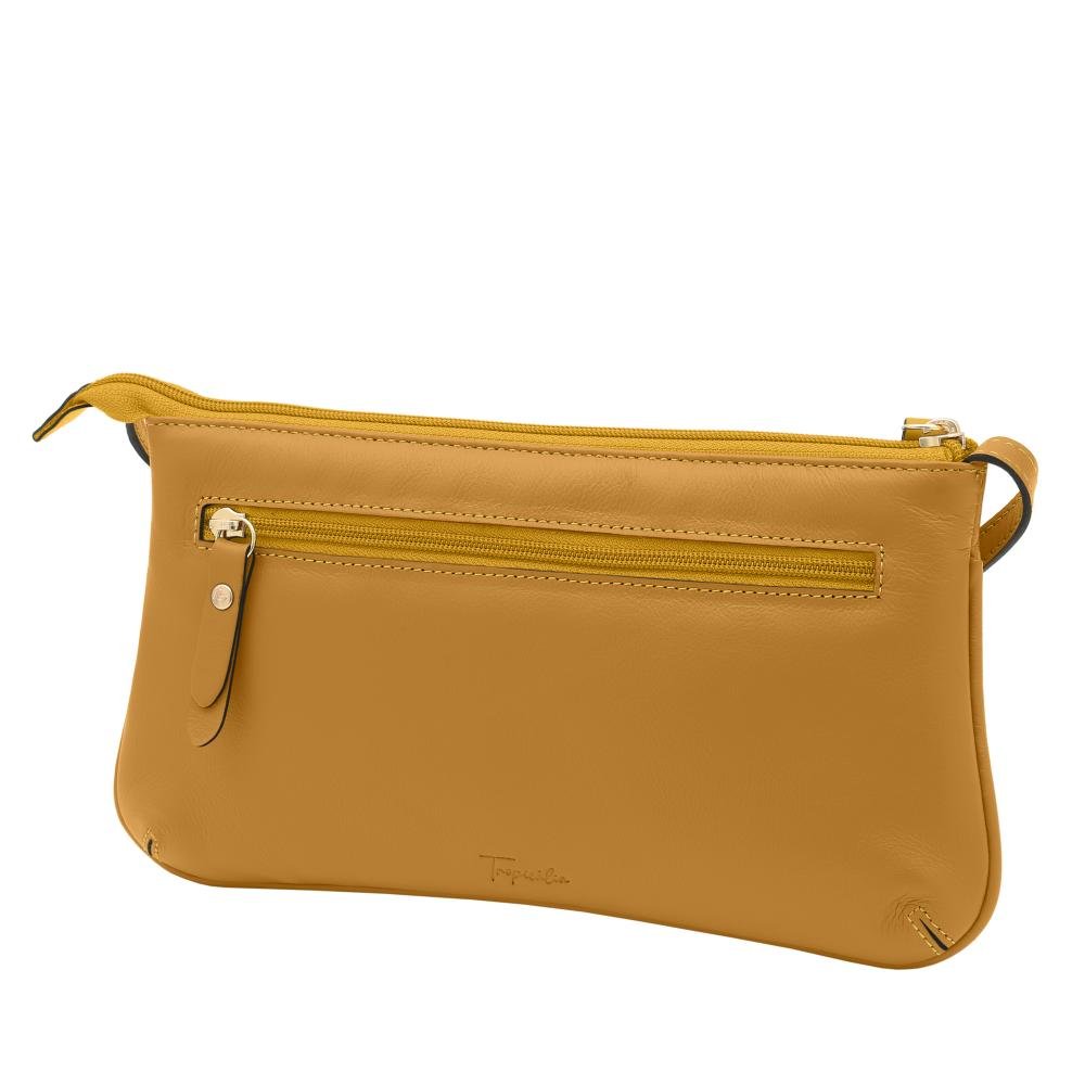 Bolsa de Couro Mariart Canelinha Amarelo Nanica 4