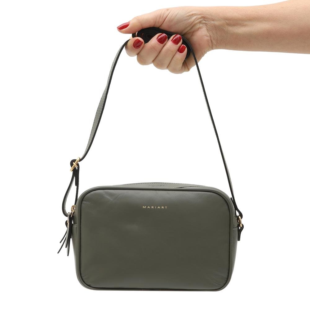 Bolsa de Couro Mariart Guaraná Verde Adão 6