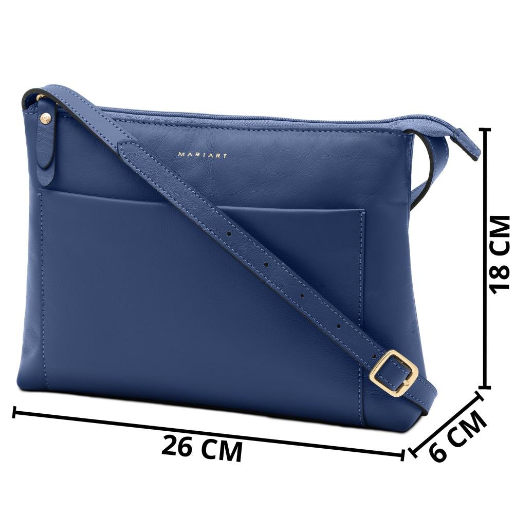 Bolsa de Couro Mariart Tacacá Azul Canindé 6