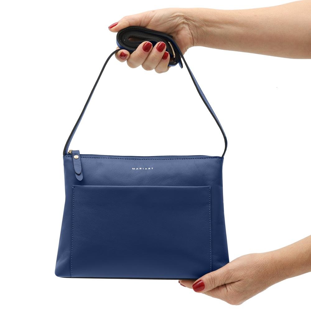 Bolsa de Couro Mariart Tacacá Azul Canindé 7