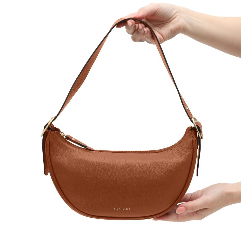 Bolsa de Couro Mariart Lima FL Camel 4