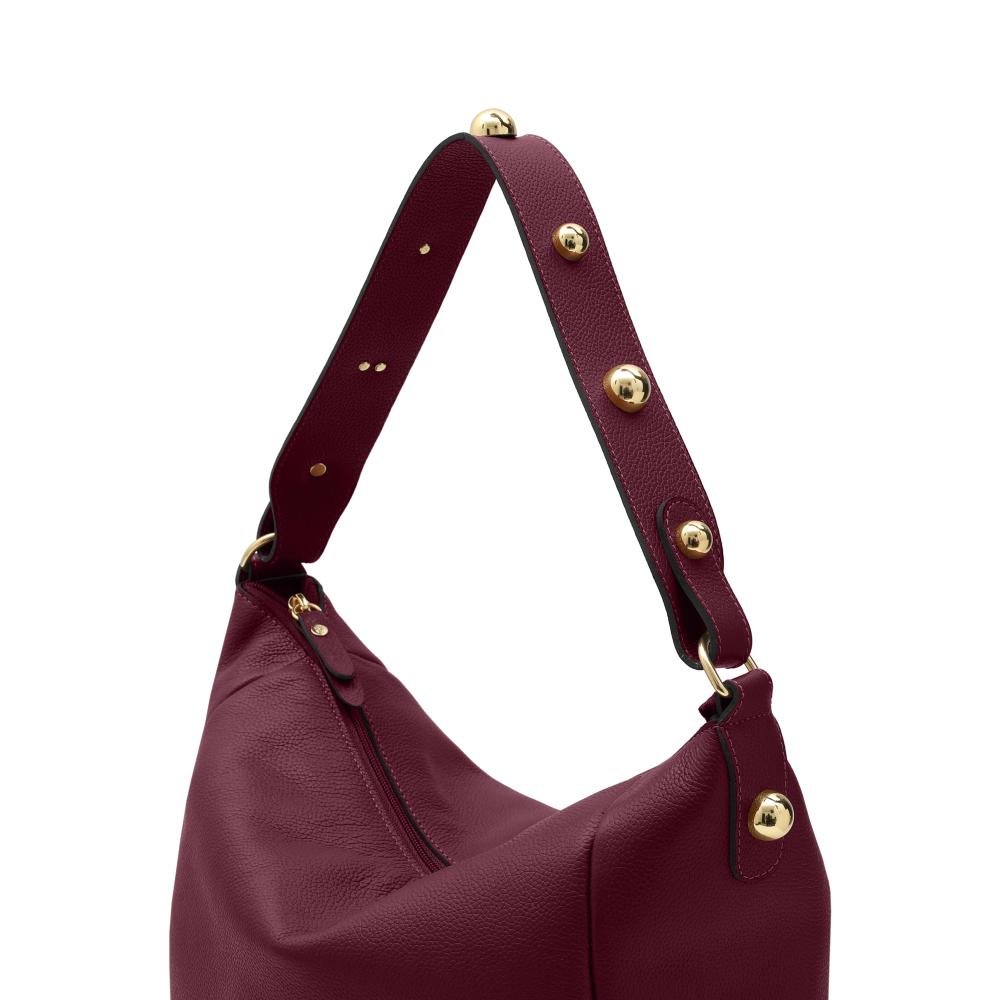 Bolsa de Couro Mariart Jabuticaba Rubi 5