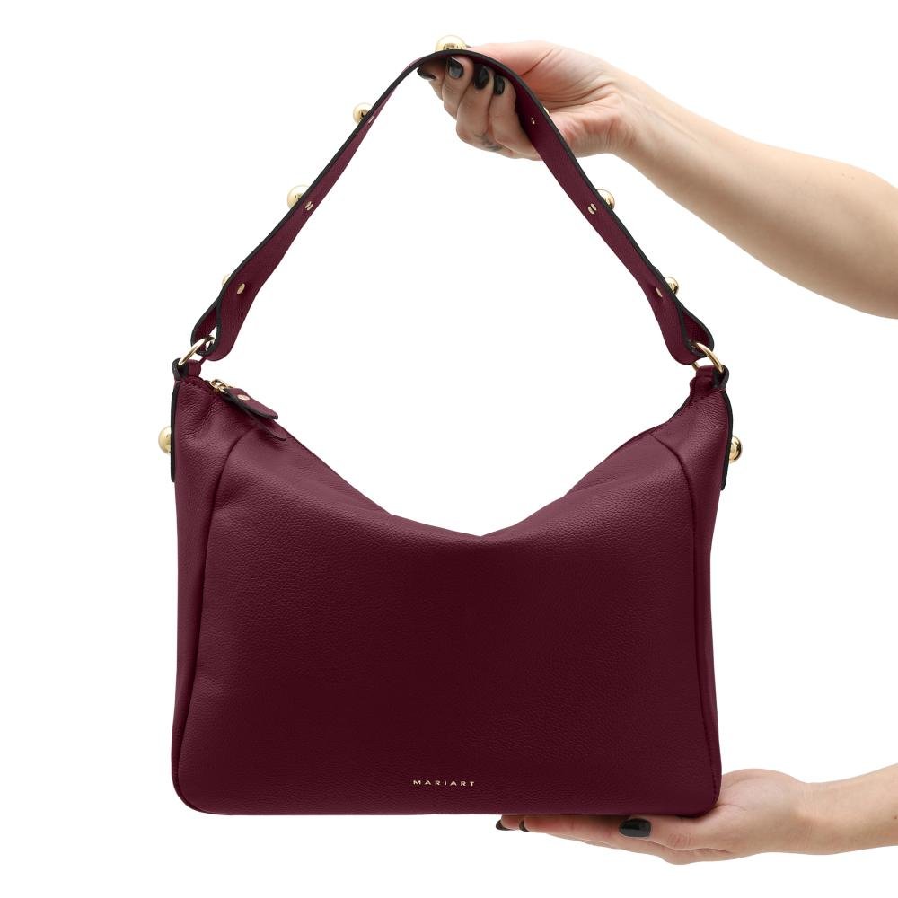 Bolsa de Couro Mariart Jabuticaba Rubi 6