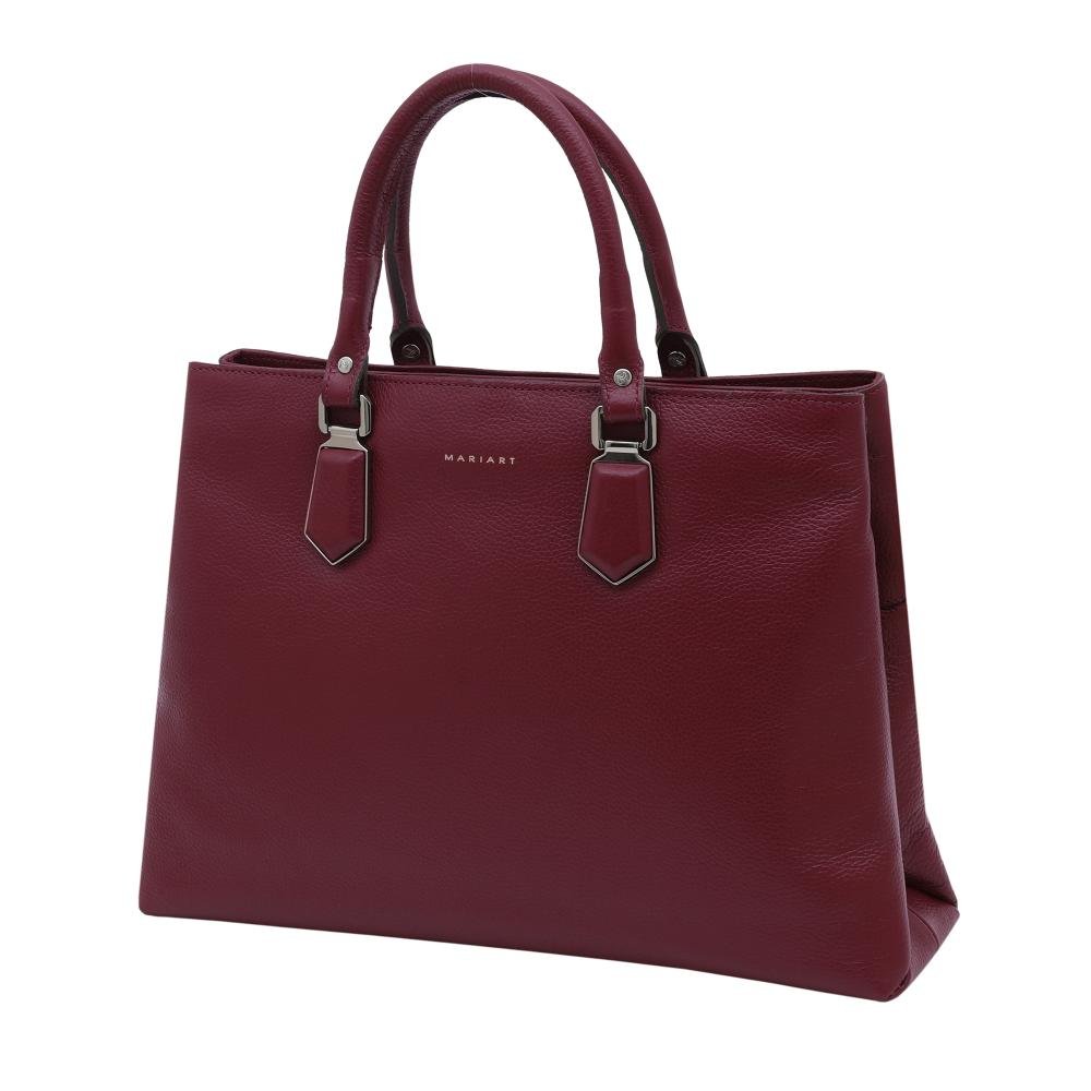 Bolsa de Couro Mariart Açaí Rubi 4