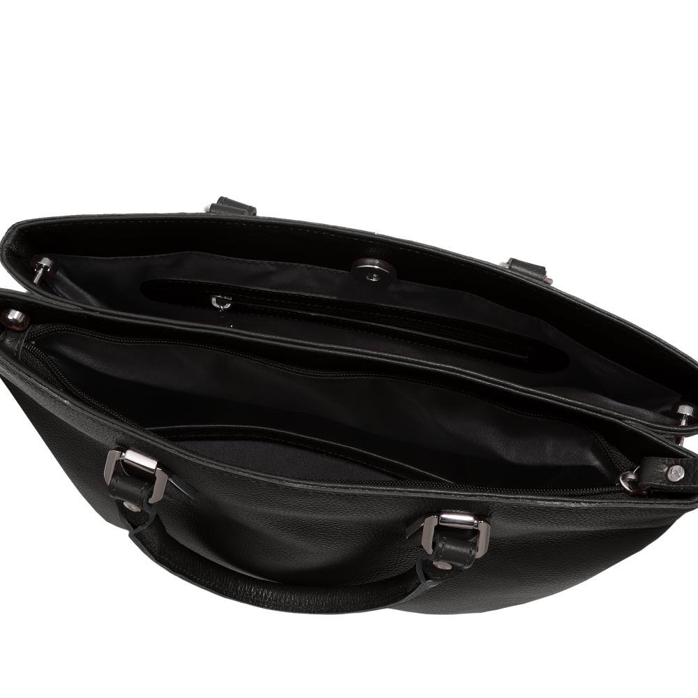 Bolsa de Couro Mariart Açaí Preto 2