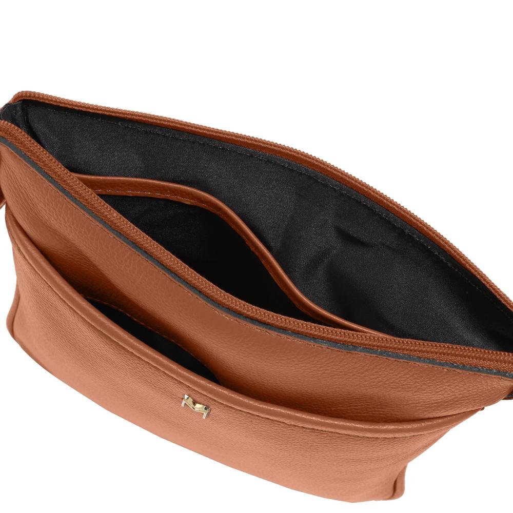 Bolsa de Couro Mariart Cupuaçu Camel 2