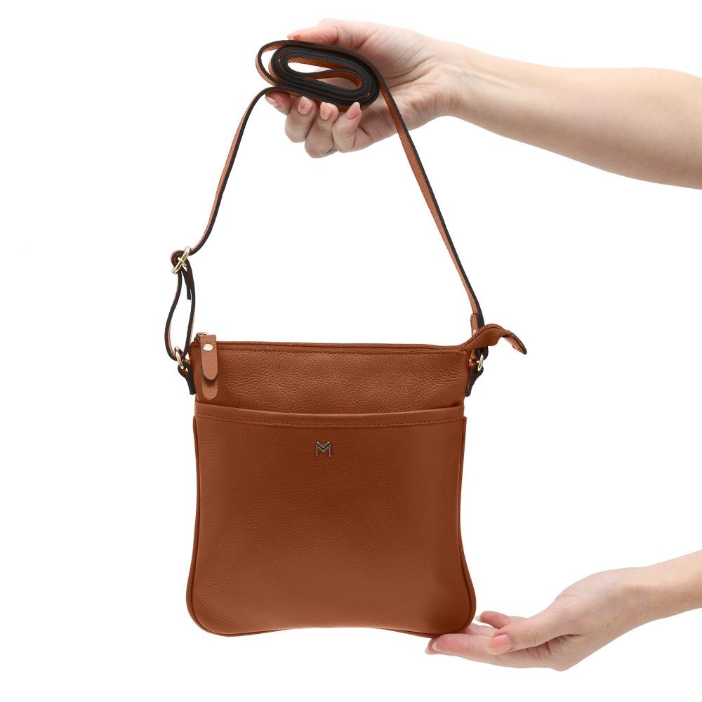 Bolsa de Couro Mariart Cupuaçu Camel 5