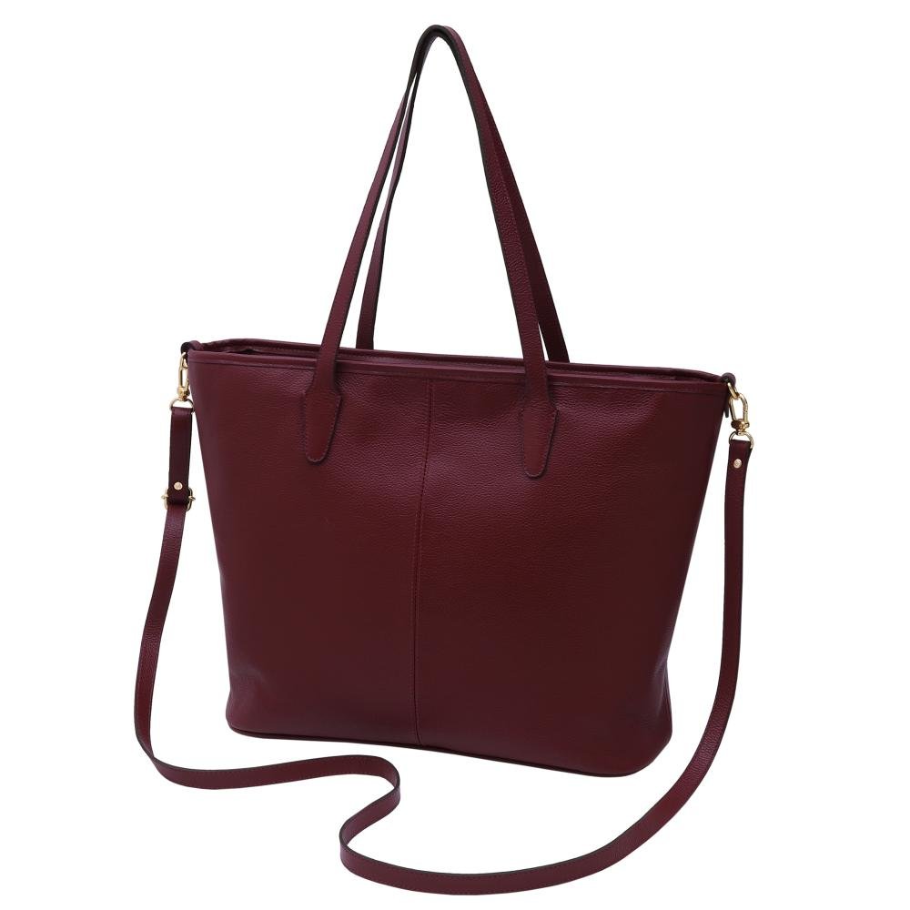 Bolsa de Couro Mariart Papaya