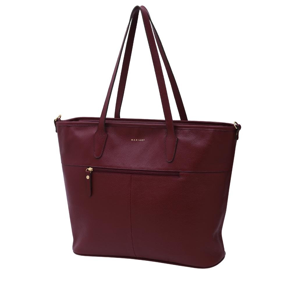 Bolsa de Couro Mariart Papaya Rubi 3