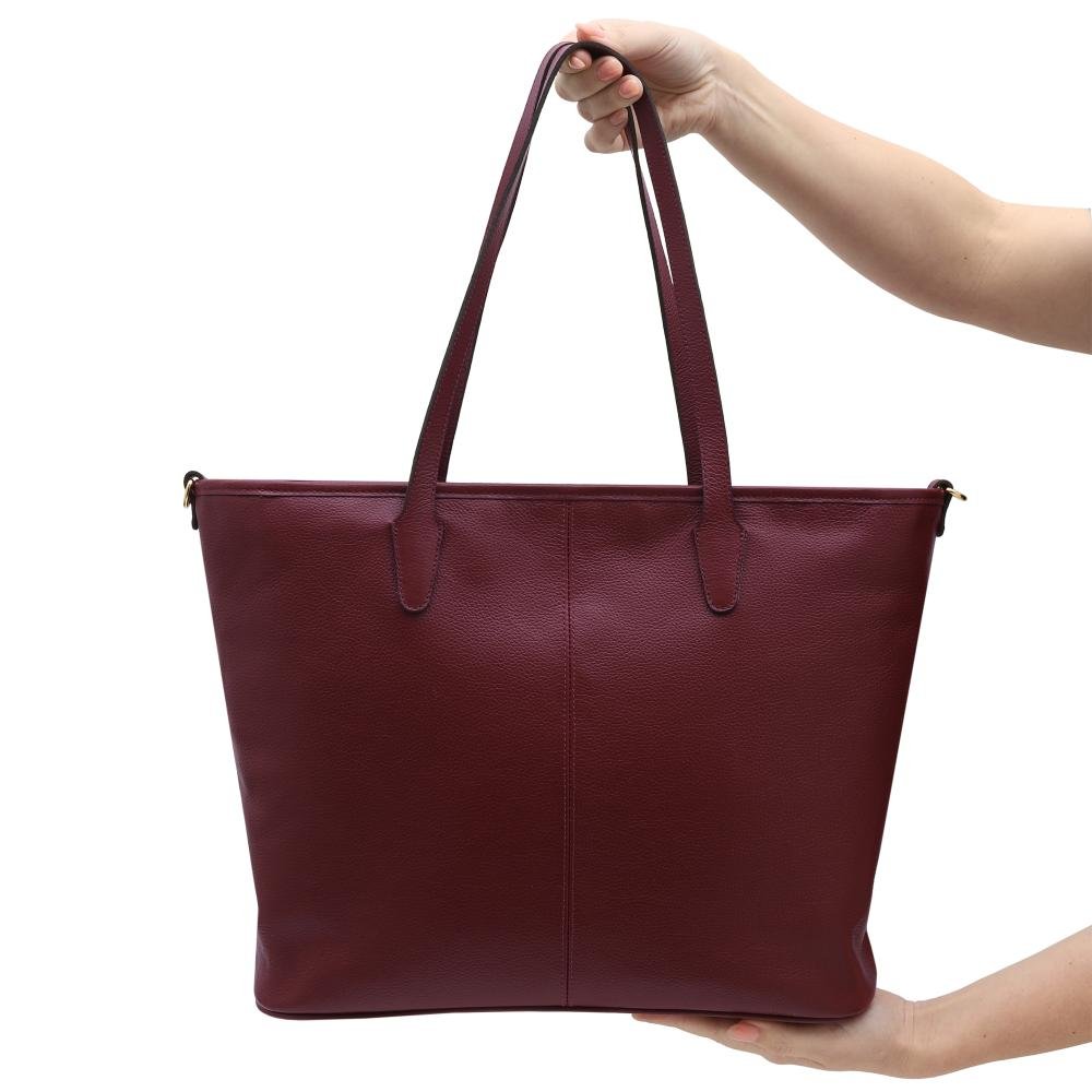 Bolsa de Couro Mariart Papaya Rubi 5