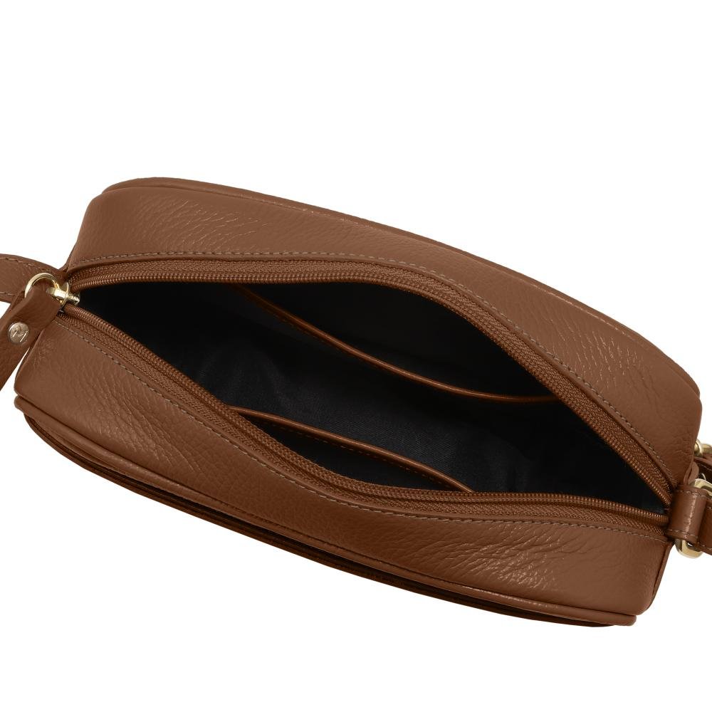 Bolsa de Couro Mariart Quinoa Camel 2