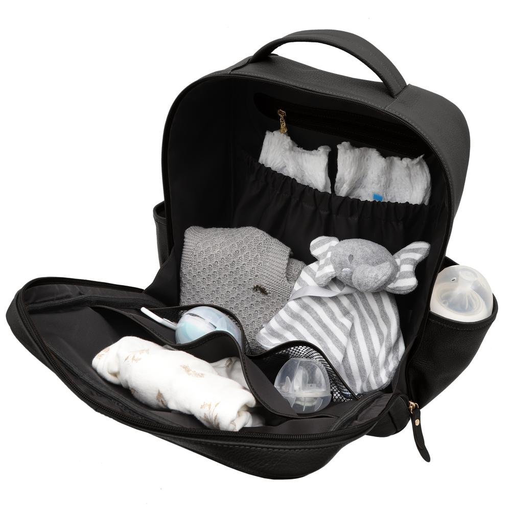 Mochila Maternidade Mariart Mandacaru Preto 2