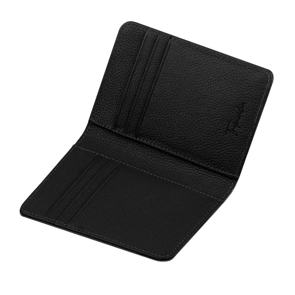 Carteira de Couro Mariart Buriti Suede Preto 2