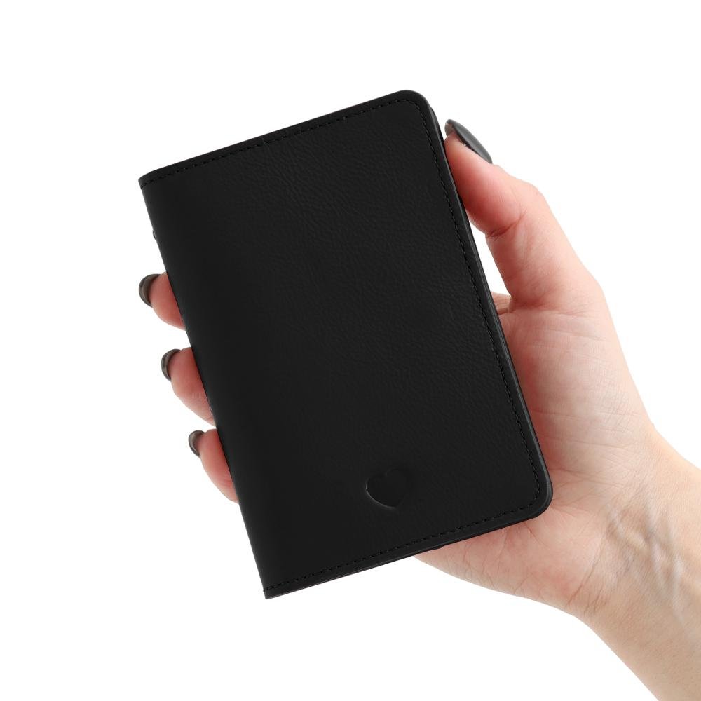 Carteira de Couro Mariart Love Preto 6