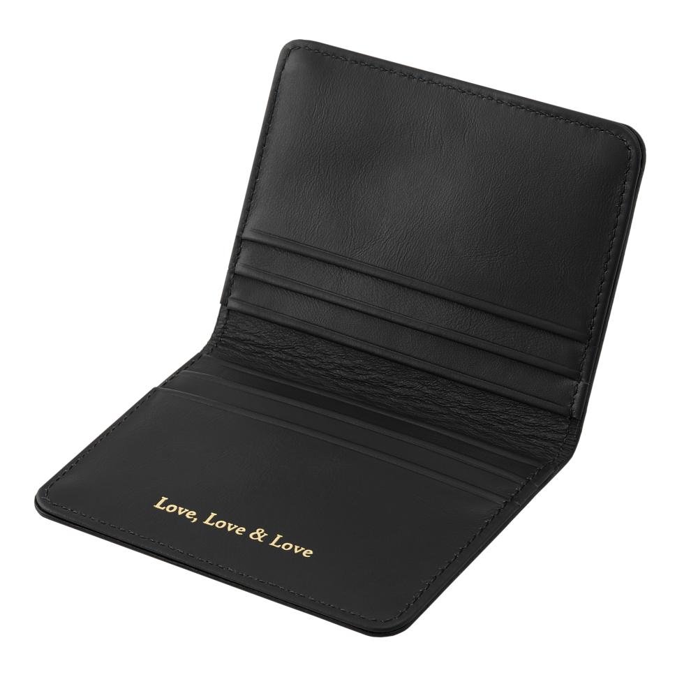 Carteira de Couro Mariart Lovezinho Preto 2