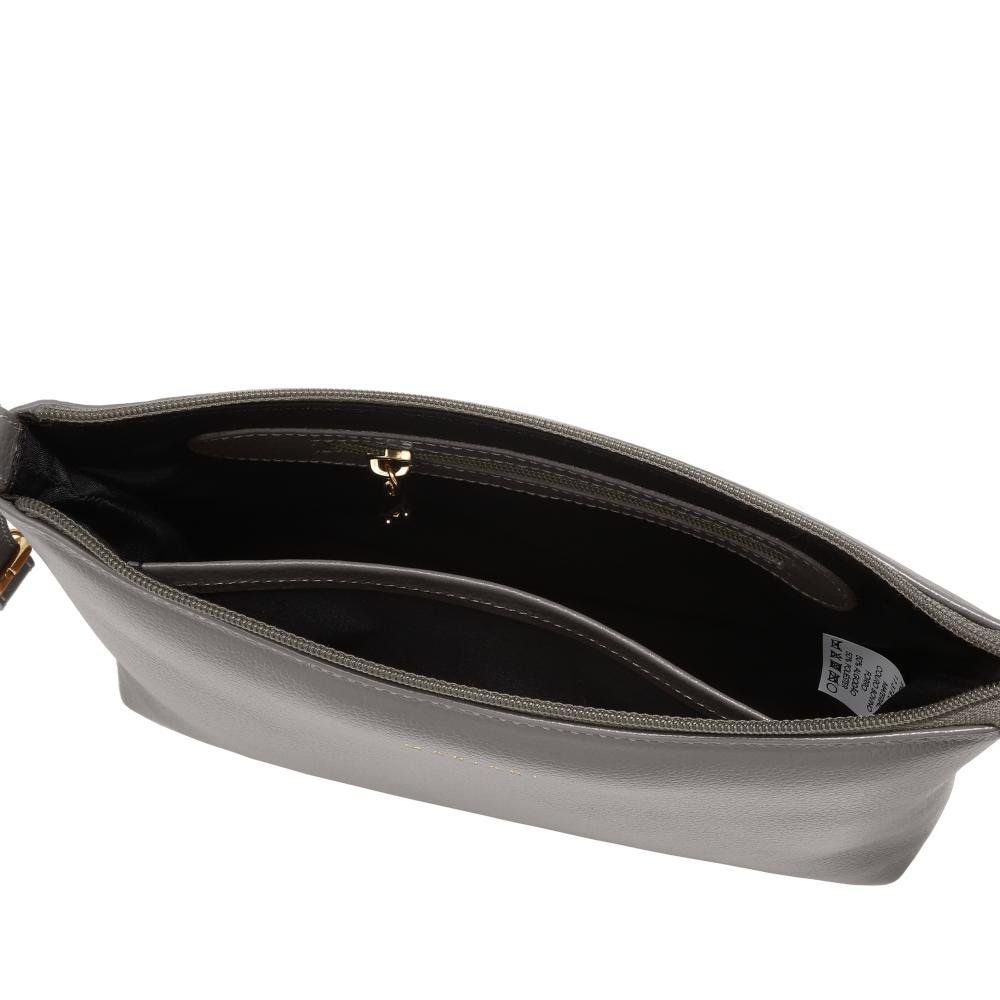 Bolsa de Couro Mariart Salsa Cinza 2