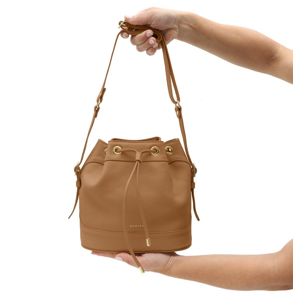 Bolsa de Couro Mariart Chia Macadâmia 5