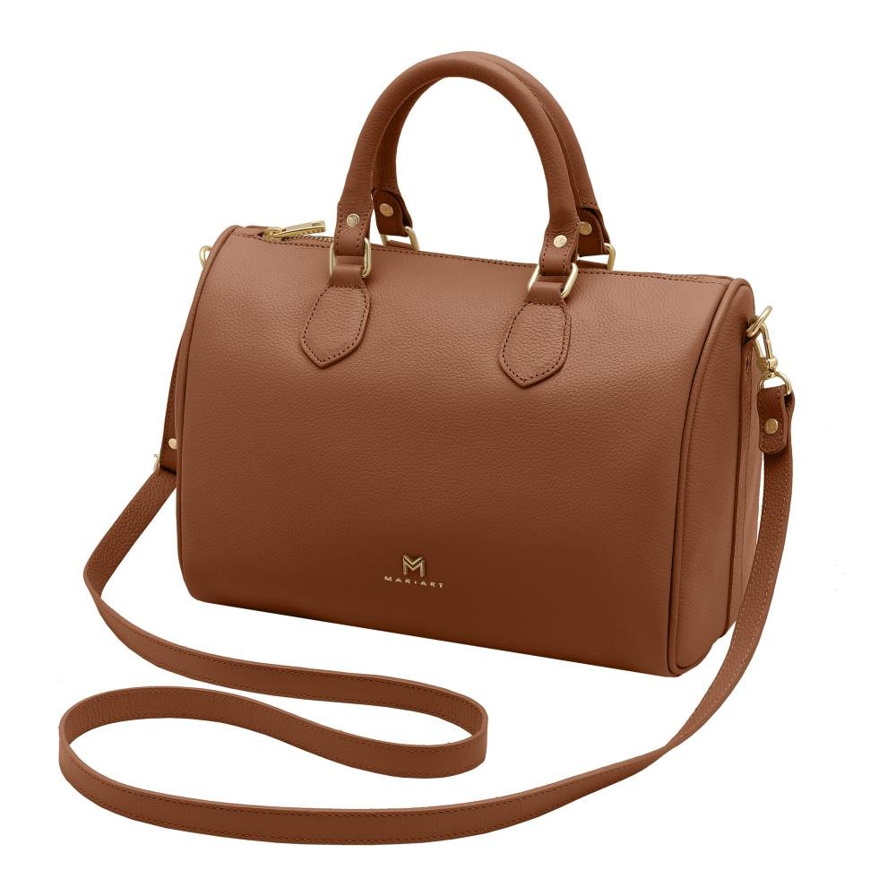 Bolsa de Couro Mariart Mini Canela