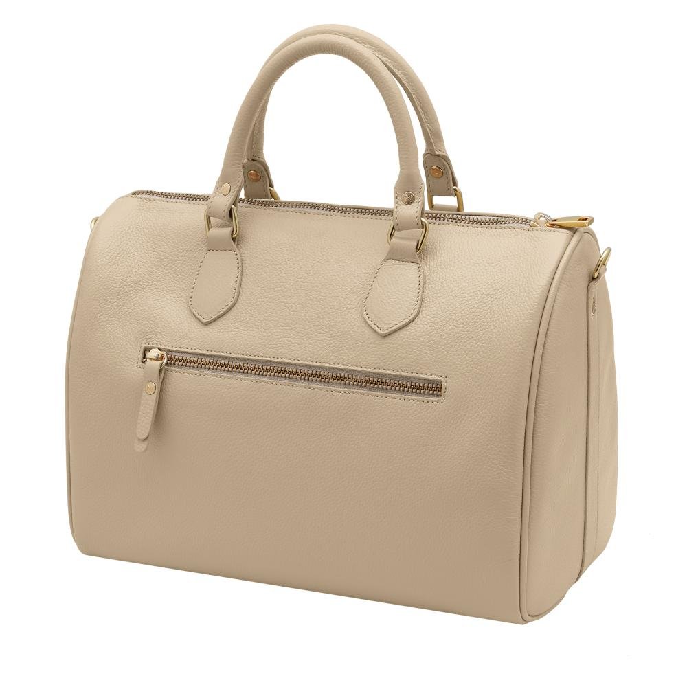 Bolsa de Couro Mariart Canela Aveia 3