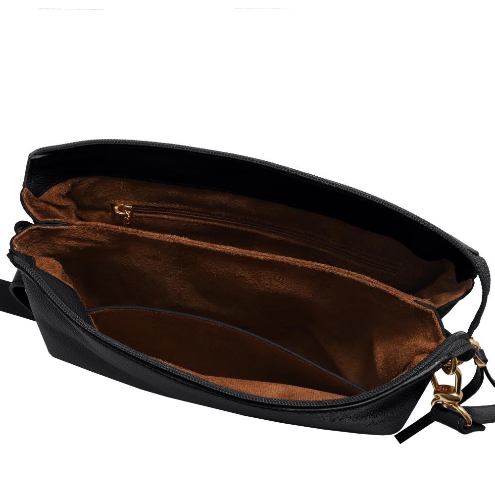 Bolsa de Couro Mariart Alecrim Preto 2