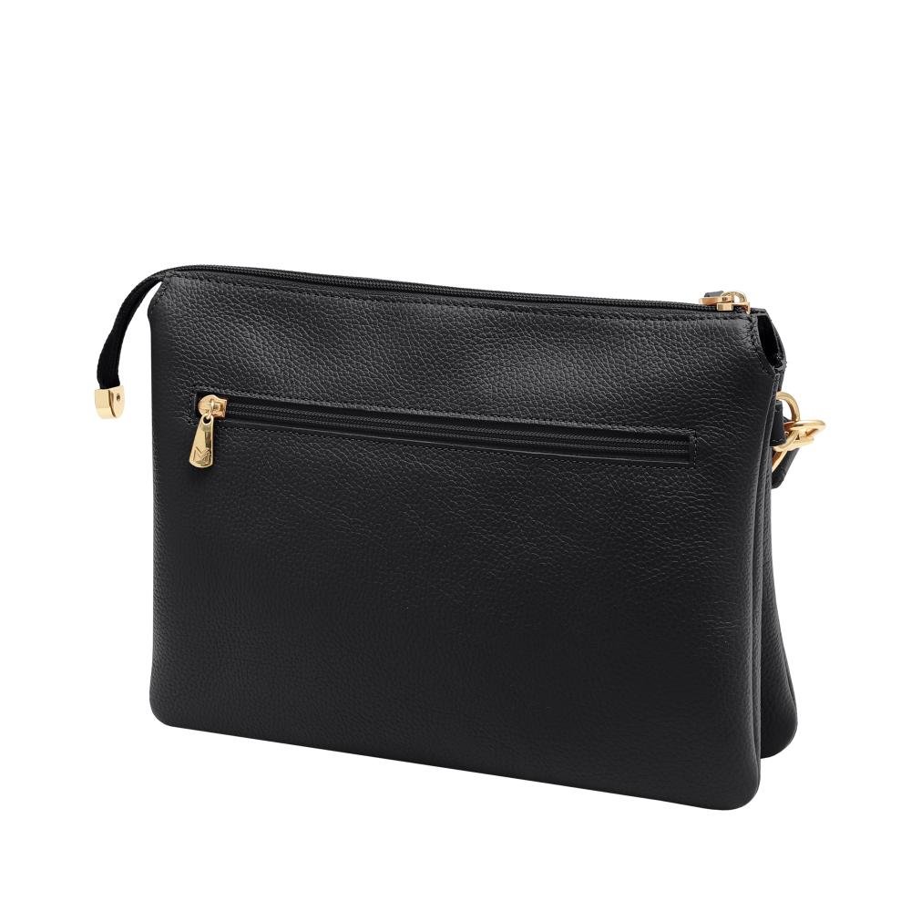 Bolsa de Couro Mariart Alecrim Preto 3
