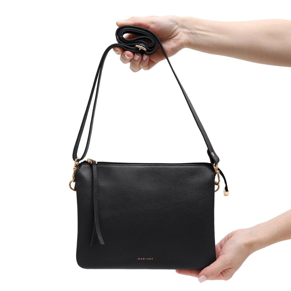 Bolsa de Couro Mariart Alecrim Preto 5