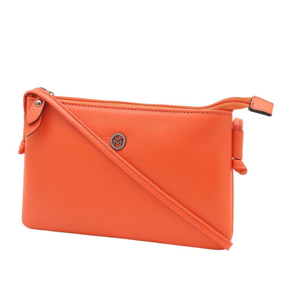 Bolsa de Couro Mariart Onix Laranja 4