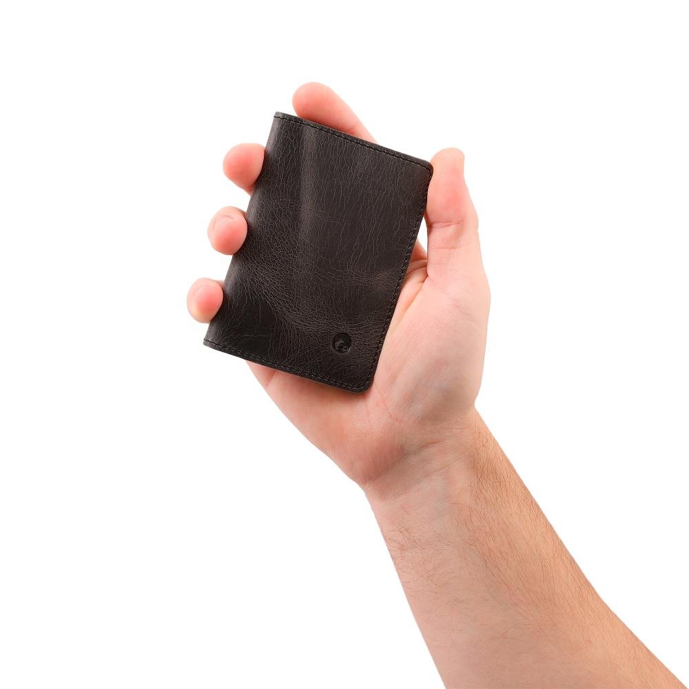 Carteira de Couro Couro50 Belo Horizonte Cinza 5