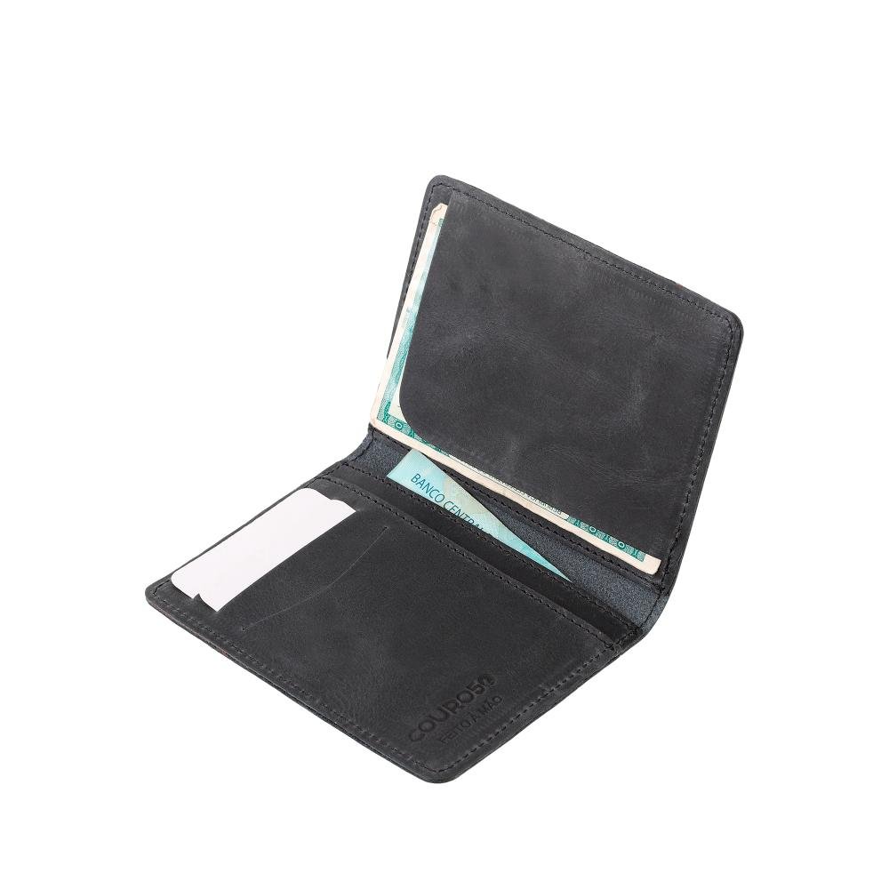 Carteira de Couro Couro50 Cuiabá Cinza 2