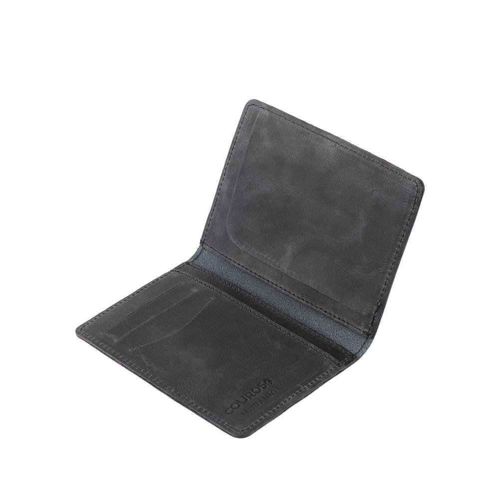 Carteira de Couro Couro50 Cuiabá Cinza 3