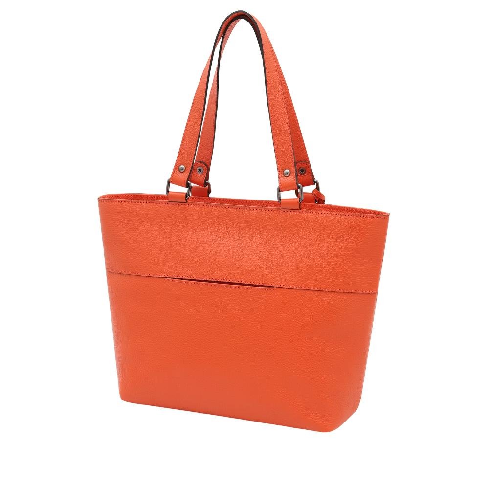 Bolsa de Couro Mariart Mini Cobre Laranja 3
