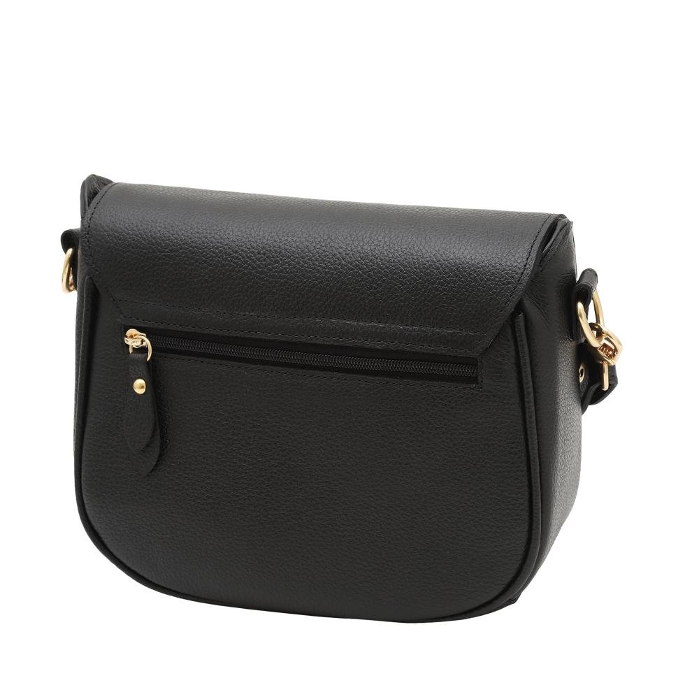 Bolsa de Couro Mariart Turmalina Preto 3