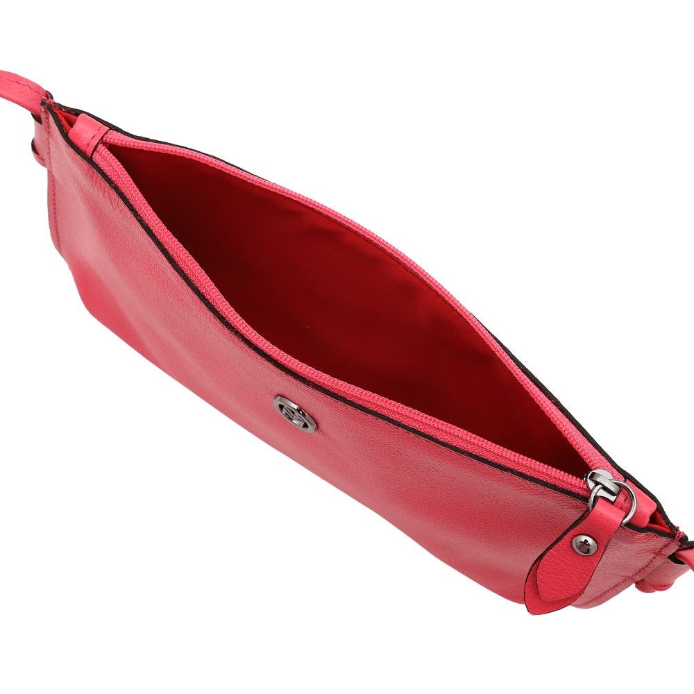 Bolsa de Couro Mariart Bruna Rosa 2