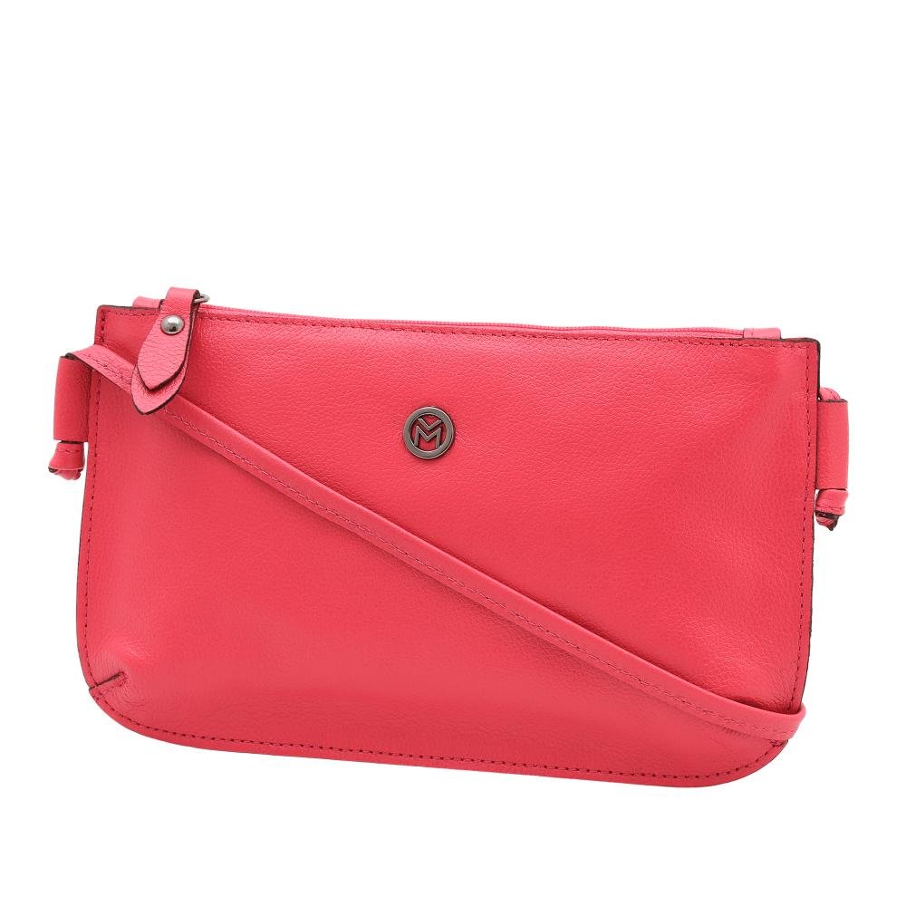 Bolsa de Couro Mariart Bruna Rosa 3
