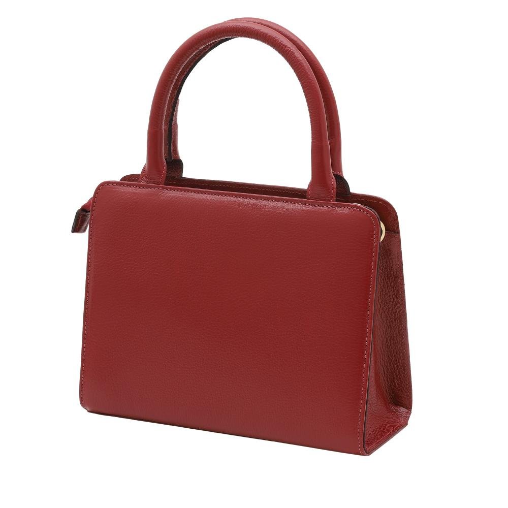 Bolsa de Couro Mariart Maia Vermelho 2