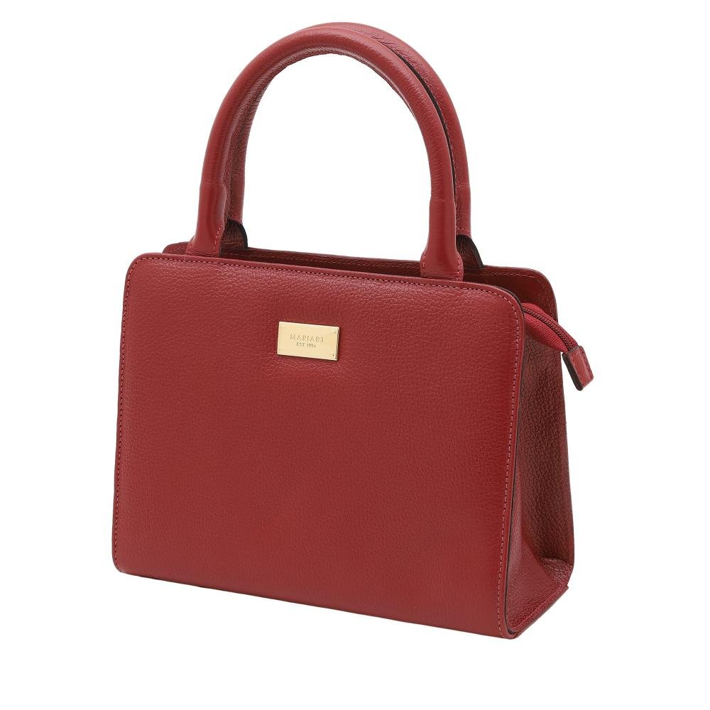 Bolsa de Couro Mariart Maia Vermelho 3