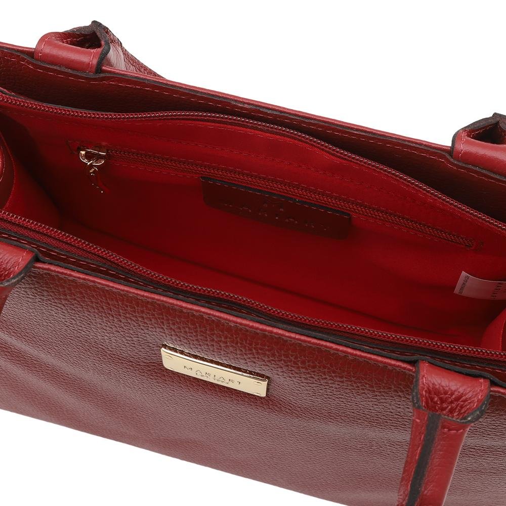 Bolsa de Couro Mariart Maia Vermelho 4