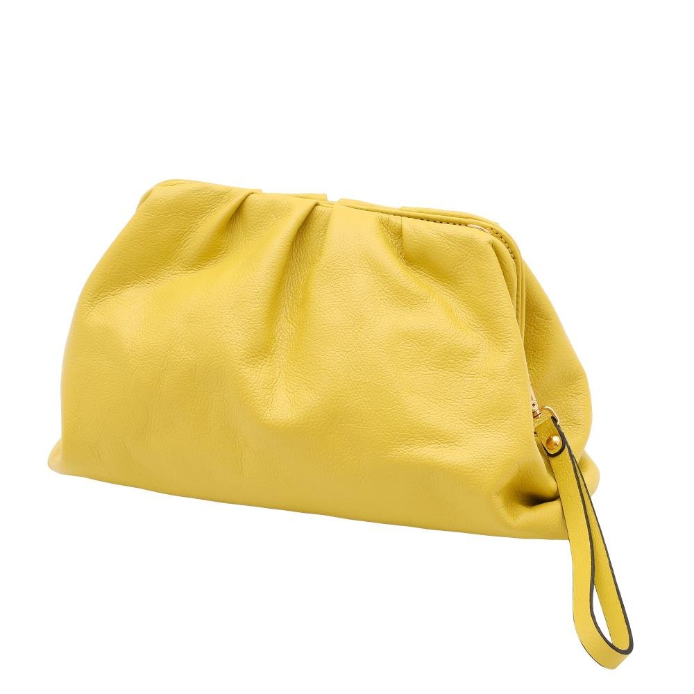 Bolsa de Couro Mariart Mini Mari Amarelo 3