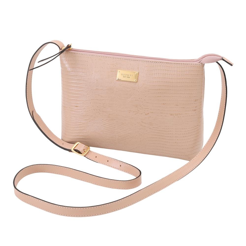 Kit Bolsa e Carteira de Couro Mariart 2190 + 237 Bege 2