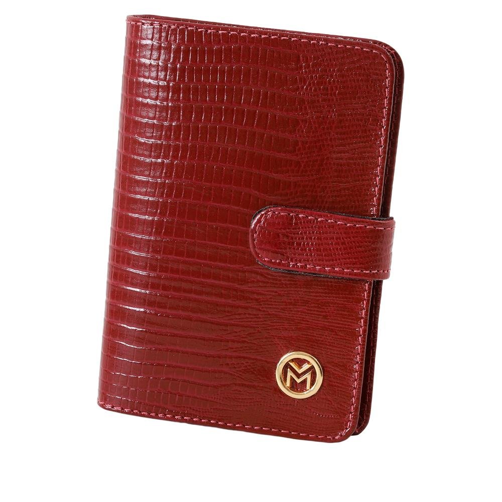 Kit Bolsa e Carteira de Couro Mariart 2190 + 237 Vermelho 5