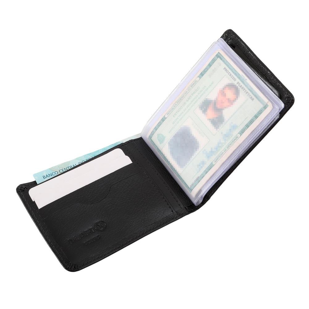 Carteira de Couro M.ART 109 Preto 2