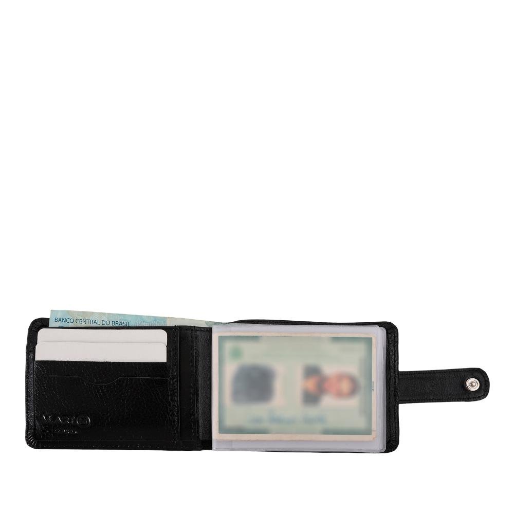 Carteira de Couro M.ART 178 Preto 2
