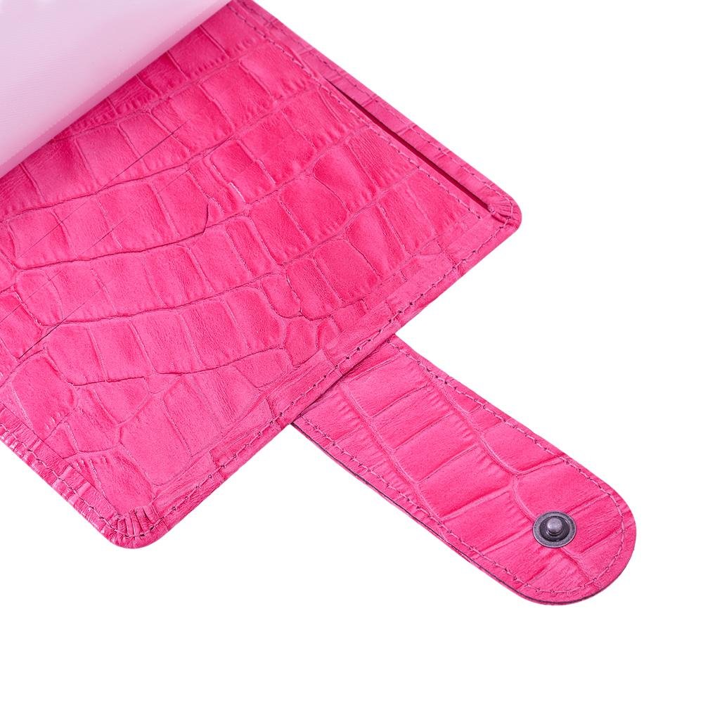 Carteira de Couro Mariart Ferro Rosa 4