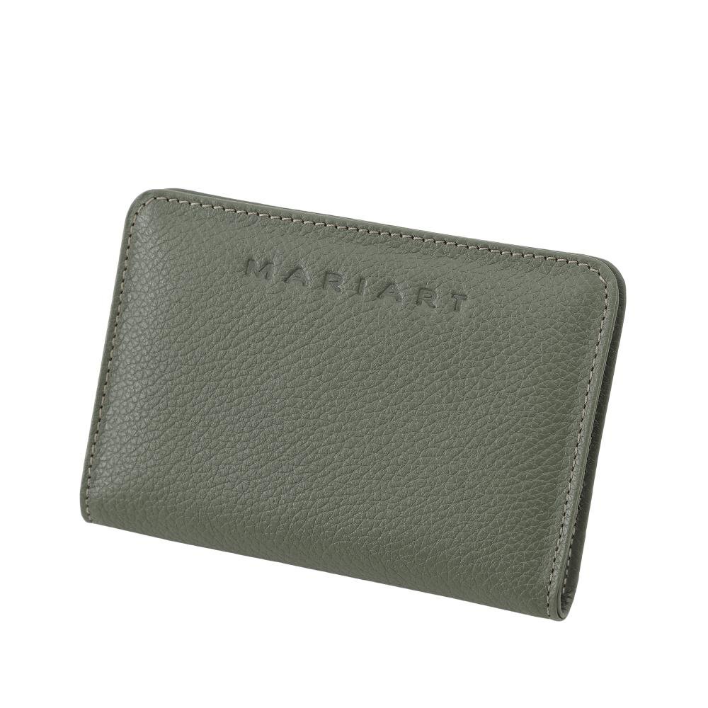 Carteira de Couro Mariart Garnet Verde 1