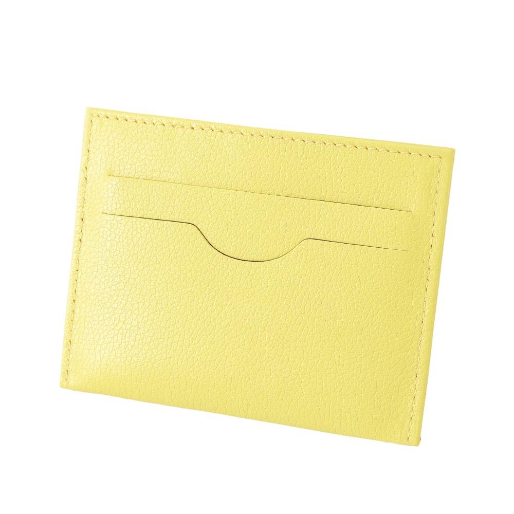 Porta-Cartão Couro Mariart Zircônio Amarelo 4