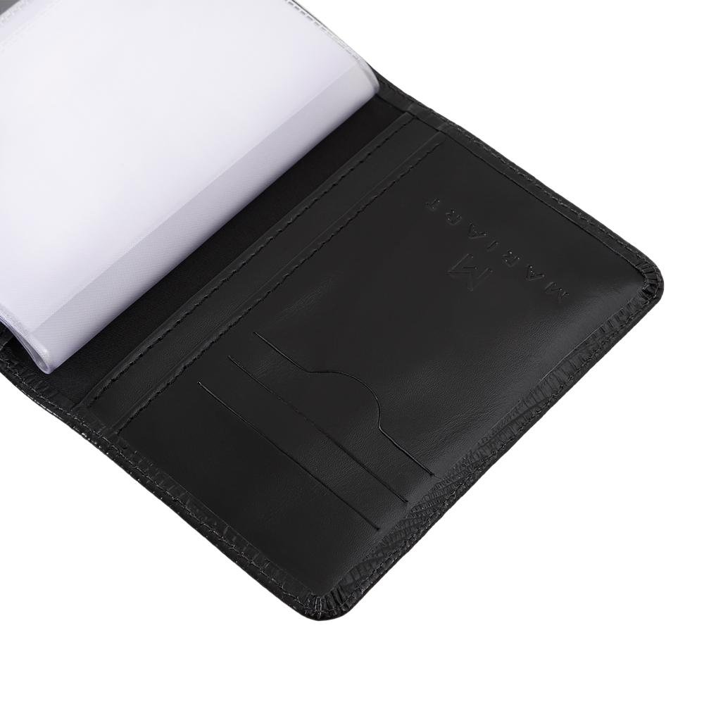Kit Carteira e Porta-Moedas de Couro Mariart 237 + PN10L Preto 3