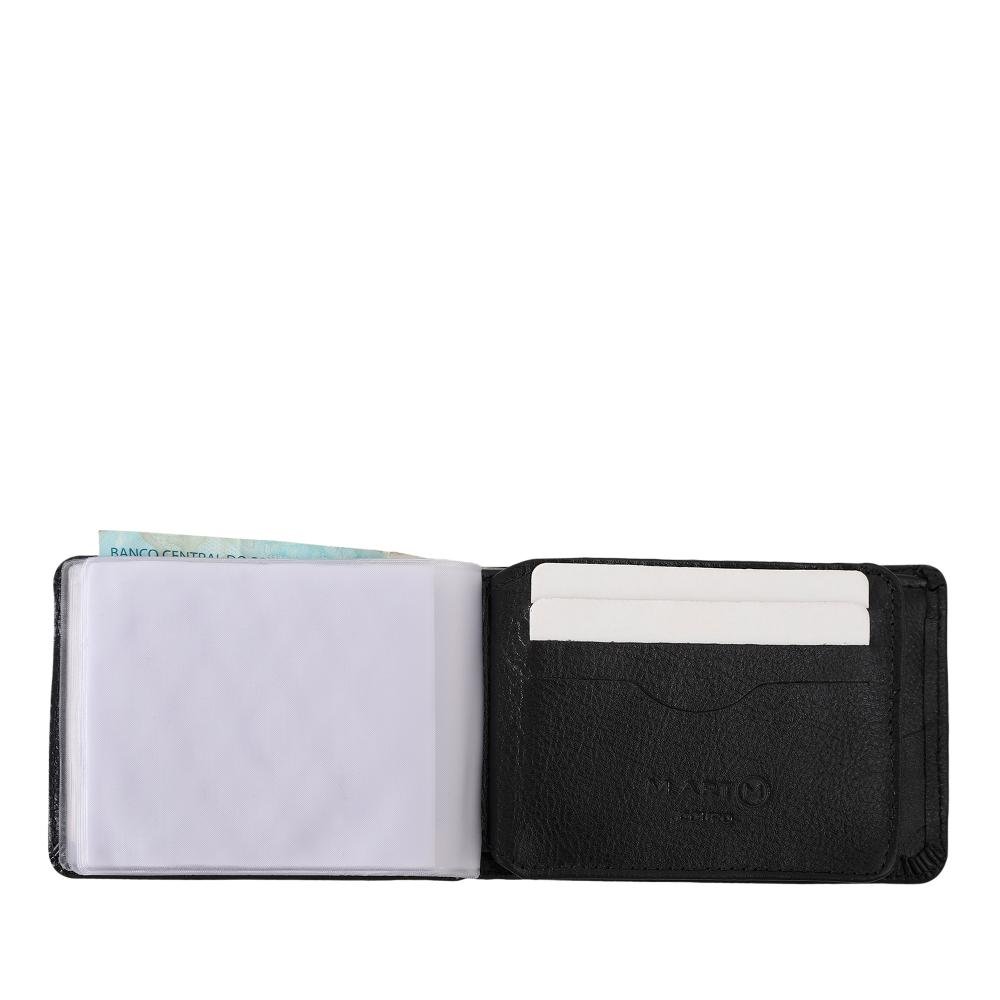 Carteira de Couro M.ART 45 Preto 4