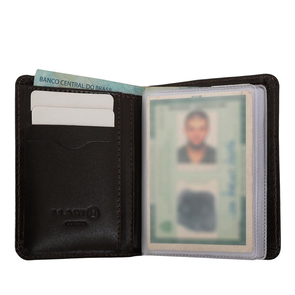 Carteira de Couro M.ART 57 Marrom 2